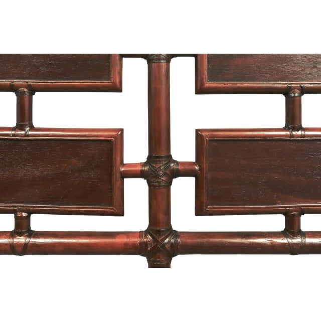 Campaign Style Queen Headboard For Sale - Image 4 of 4