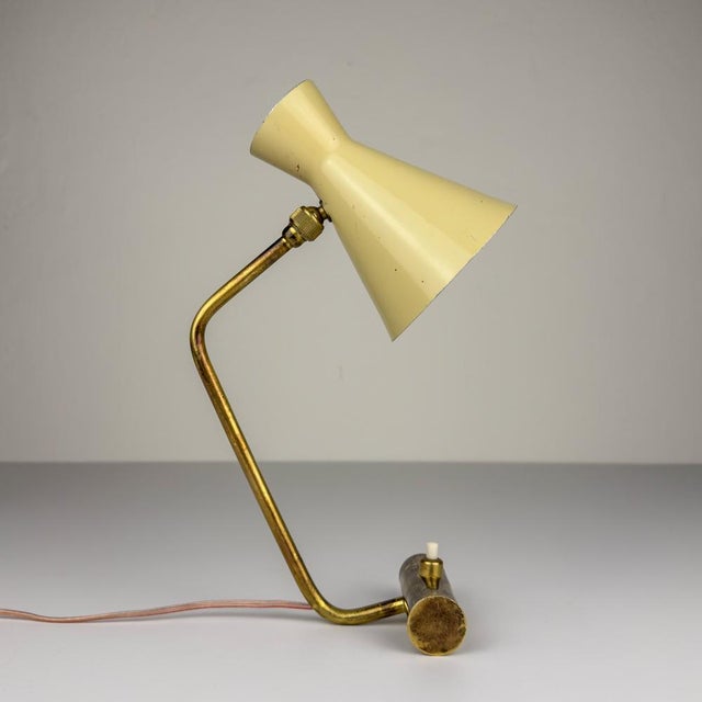 Vintage Metal Table Lamp from Stilnovo, Italy, 1950s For Sale - Image 9 of 18