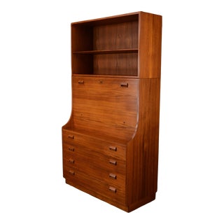 1960s Børge Mogensen Secretary Desk Teak Mid-Century Danish Modern For Sale