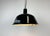 Industrial Black Enamel Pendant Lamp from Emax, 1960s For Sale - Image 10 of 18