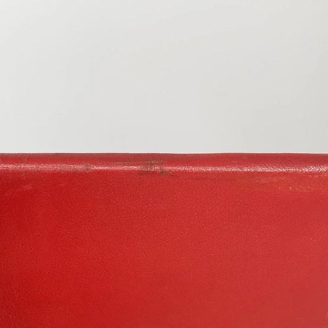 Italian Modern Red Leatherette Chair from Formanova, 1980s For Sale - Image 14 of 18