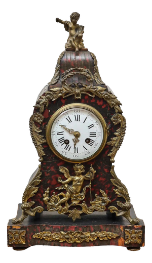 19th Century Boulle Table Clock