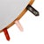 1990s Round Mirror with Multicolored Semiprecious Stones by L.A. Studio, 1990s For Sale - Image 5 of 7