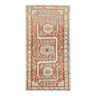 Antique Persian Malayer Scatter Rug - 3' x 6'1" For Sale