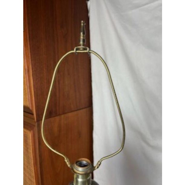 Glass Late 19th Century French Victorian Cane Wrapped Seltzer Bottle Lamp For Sale - Image 7 of 13