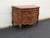 Vintage Henredon Louis XV Carved Walnut 2-Drawer Bombay Commode Chest For Sale - Image 9 of 11