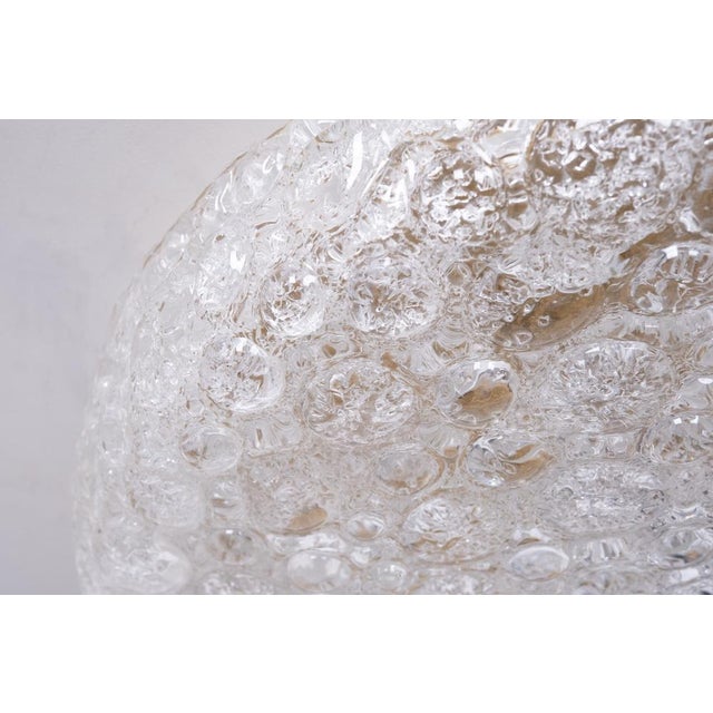 Glass Murano Bubble Glass Flush Mount from Hillebrand Lighting, Germany,1970s For Sale - Image 7 of 12