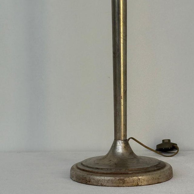Gold Murano Glass Floor Lamp with Bronze Patinated Base, 1950s For Sale - Image 8 of 11