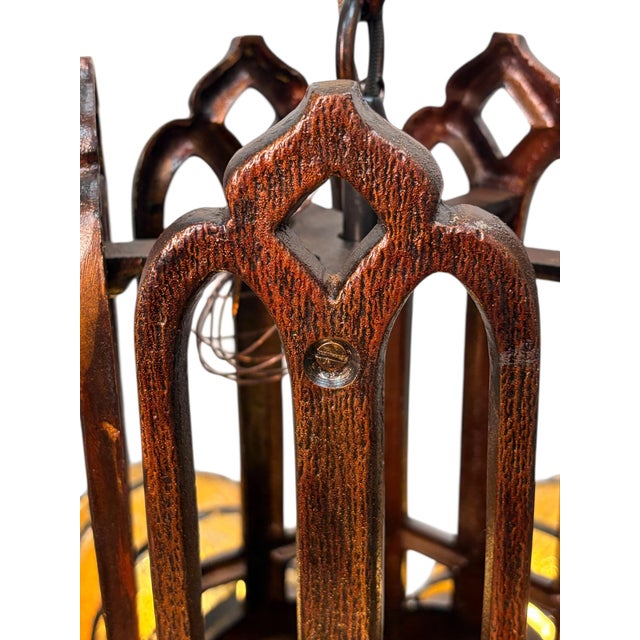 Custom Replication of 1930s Tavern Keg and Barrel Chandelier by Gill Glass for Wine Cellars and Taverns For Sale - Image 10 of 16