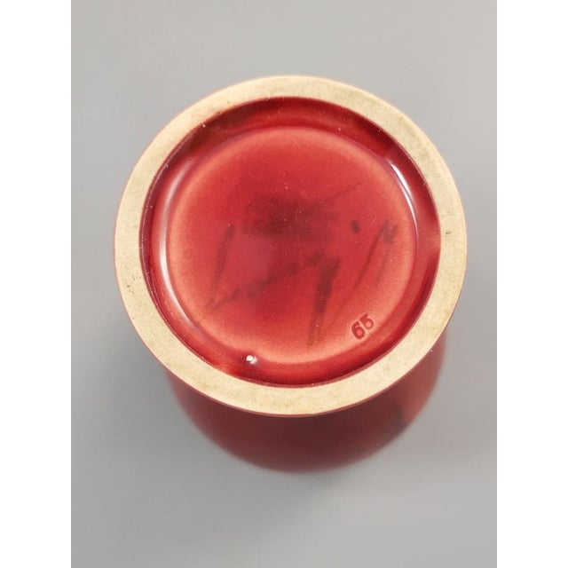 Moorcroft Flamminian Red Glaze Vase from Liberty C., 1890s For Sale - Image 9 of 11