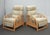 Coastal Chairs Pair of Vintage Mid Century Bamboo Rattan Braxton Culler Lounge Recliner Chairs For Sale - Image 3 of 12