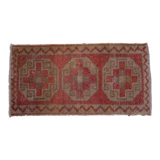 Entryway Rug, Bath Mat, Kitchen Decor, Small Rug, Turkish Rug, Doormat 1'6" X 3'2" For Sale