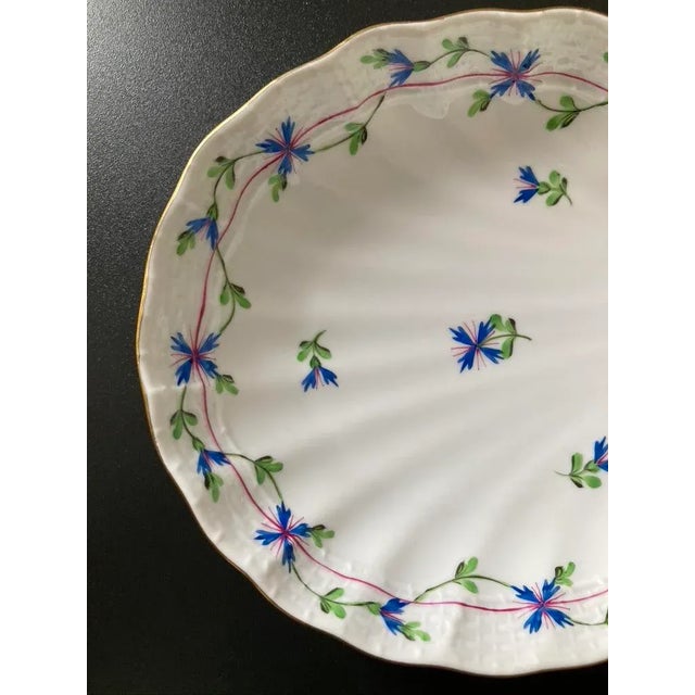 Mid 20th Century Herend Porcelain Jewelry Dish With Handpainted Shell Design For Sale - Image 17 of 18
