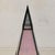1980s Vintage Italian Pyramidal Floor Lamp in Pink Glass + Black Metal - 2 Available For Sale - Image 5 of 9