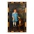 Adele Herter “Portrait of Child With Pull Toy Horse” – Oil on Canvas, Circa 1900 For Sale