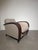 Art Deco Lounge Chair in Curved Wood For Sale - Image 3 of 7
