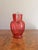 19th Century Antique Victorian Cranberry Glass Jug, 1860 For Sale - Image 5 of 6