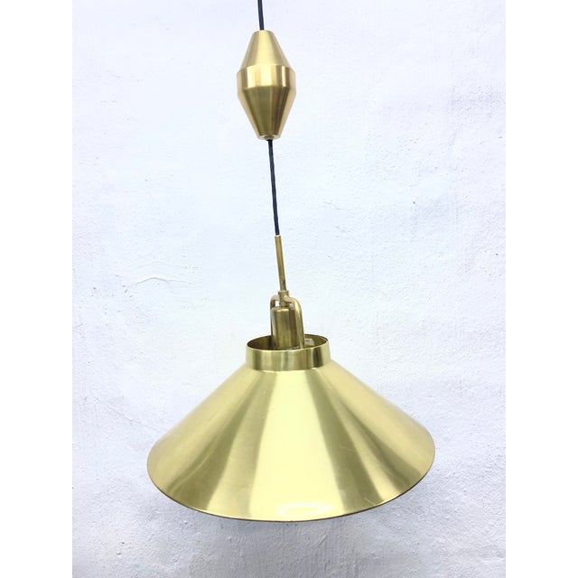 Metal Pendant Lamp by Fritz Schlegel for Lyfa, 1960s For Sale - Image 7 of 11