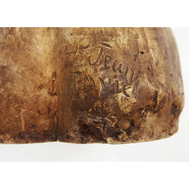 Plaster Bust by Jean Pavie, 1890-1910 For Sale - Image 10 of 13