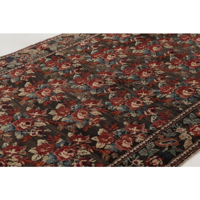 Traditional Antique 19th Century Karabagh Runner With Floral Patterns in Red - Rug & Kilim For Sale - Image 3 of 11