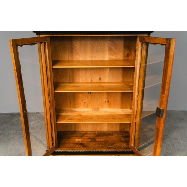 Small Vintage Biedermeier Display Cabinet, Late 19th Century For Sale - Image 14 of 18