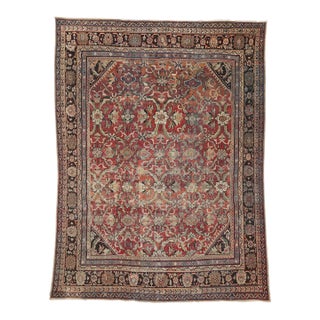 Vintage Persian Mahal Rug, 10'08 X 14'01 For Sale