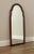 1980s Queen Anne Style Solid Mahogany Keyhole Wall Mirror For Sale - Image 5 of 12