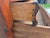 Antique Cherry Dressing Table With 2 Drawers 1860s For Sale - Image 9 of 18