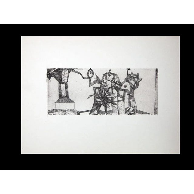 Abstract Paul Klee Lithograph Ltd Edition “Little Castle in the Air" For Sale - Image 4 of 5