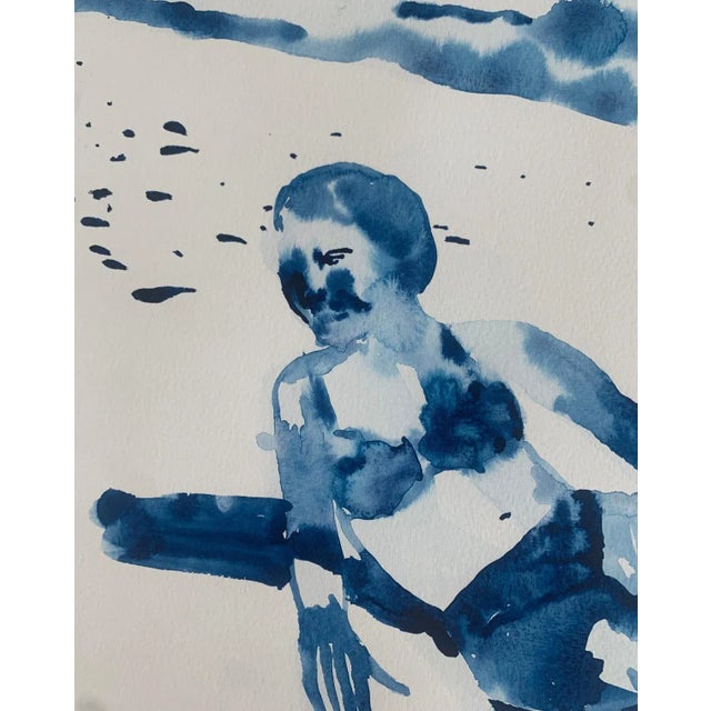 Early 21st Century Hanna Ilczyszyn, Hot, Watercolour, 2022 For Sale - Image 5 of 6