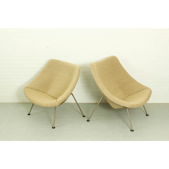 Artifort Vintage Oyster Chairs by Pierre Paulin, 1970s, Set of 2 For Sale - Image 4 of 14