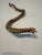 Wood Set of Folk Art Carved and Painted Snakes For Sale - Image 7 of 10