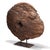 Vintage Wooden Cart Wheel on Iron Stand, 1940s For Sale - Image 3 of 7