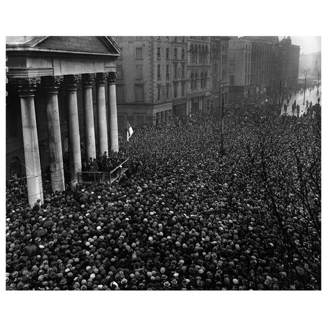 'Dublin Crowd' Unframed Archival Pigment Print For Sale