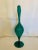 Mid-Century Modern Mid-Century Teal Over White Glass Pedestal Pitcher For Sale - Image 3 of 13