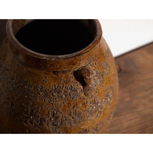 Antique Chinese Glazed Stoneware Vase, China, 1900 For Sale - Image 5 of 8