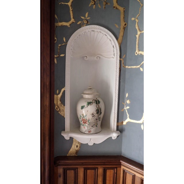 Asian Antique Bird & Calligraphy Asian Ginger Jar For Sale - Image 3 of 4