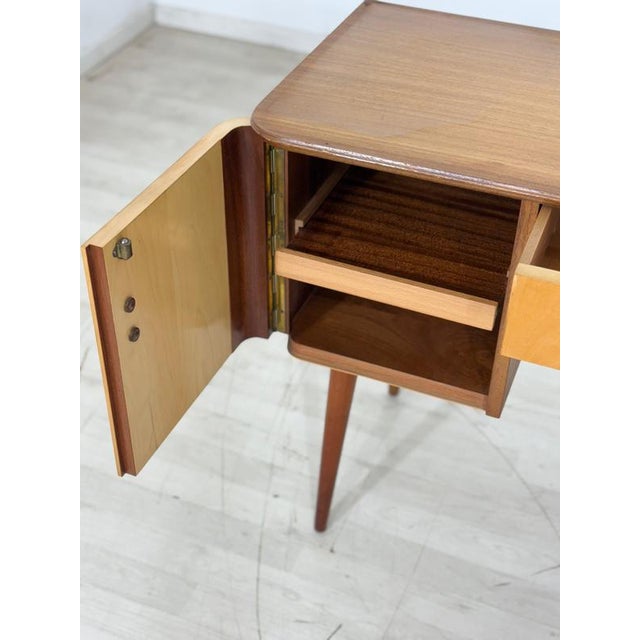 Vintage Desk in Birch, 1960s For Sale - Image 4 of 10