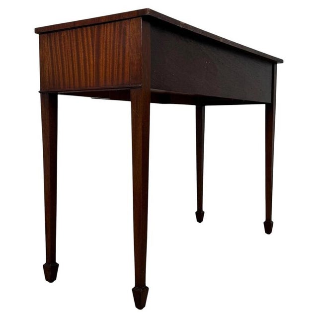 Antique Early 20th Century Adam Mahogany Side Table For Sale - Image 9 of 12