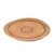 Handwoven Makenge flat wedding basket handmade by the Mbundu women within Zambia. These baskets are traditionally made...
