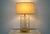 1980’s Hollywood Regency Etched Glass, Brass, & Lucite Table Lamp by Fredrick Ramond For Sale - Image 11 of 12