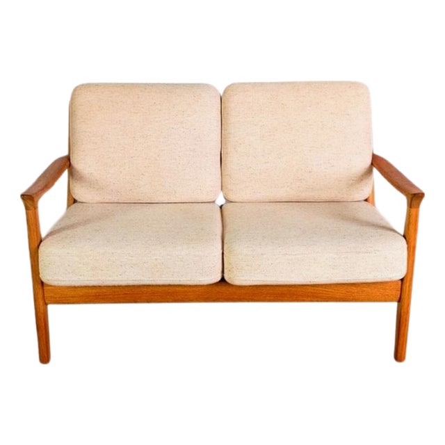 Two-Seater Sofa in Teak from France & Søn For Sale