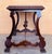 Wood 19th Century Ebonized Baroque Spanish Side or Desk Table with Lyre Legs For Sale - Image 7 of 18