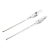 1990s Set of Two Minimalist Silverware Designed by Lino Sabattini For Sale