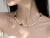 Baroque Late 20th Century 14K White & Yellow Gold Baroque Pearl Diamond Designer Long Wrap-Around Necklace For Sale - Image 3 of 3