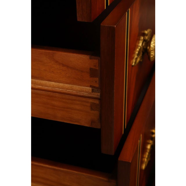 Infinity Furniture Neoclassical Style Mahogany Tall Chest For Sale - Image 4 of 18