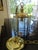20th century brass hexagon hanging lantern never used. Made in America with beveled glass great quality indoor or out....