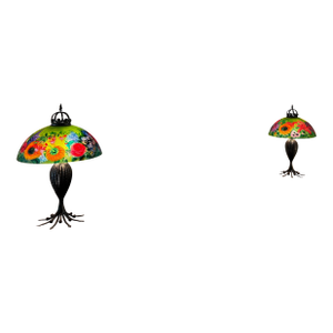 Matching Pair of Signed Ulla Darni Table Lamps