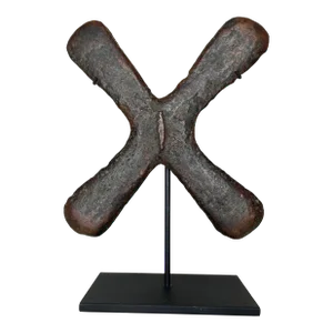 Antique African Mounted Katanga Cross