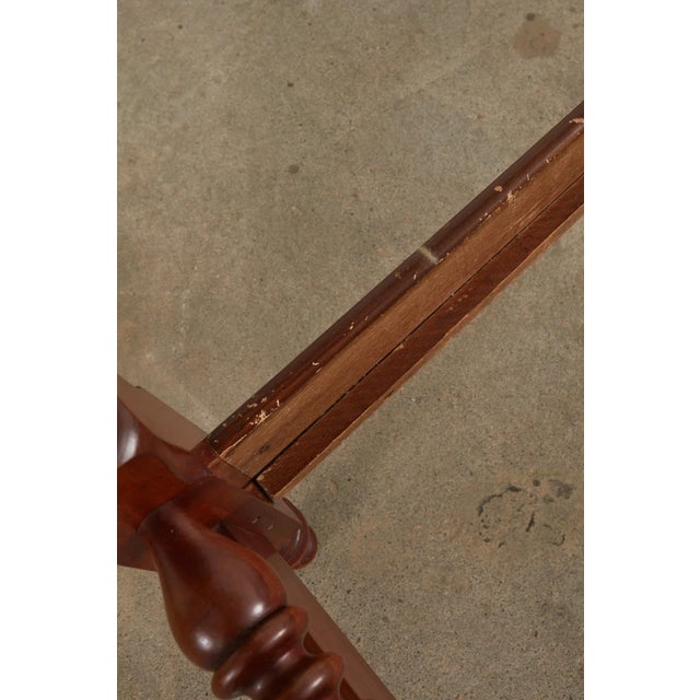 Wood American Classical Bobbin Turned Fruitwood Spindle Bed For Sale - Image 7 of 13